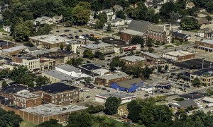 Downtown Wadsworth air shot SLIDER