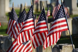 Memorial Day flags